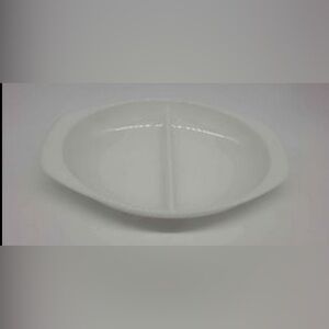 Vintage PYREX 1.5 Quart Milk Glass Divided Baking/Serving Dish #1063 NO LID